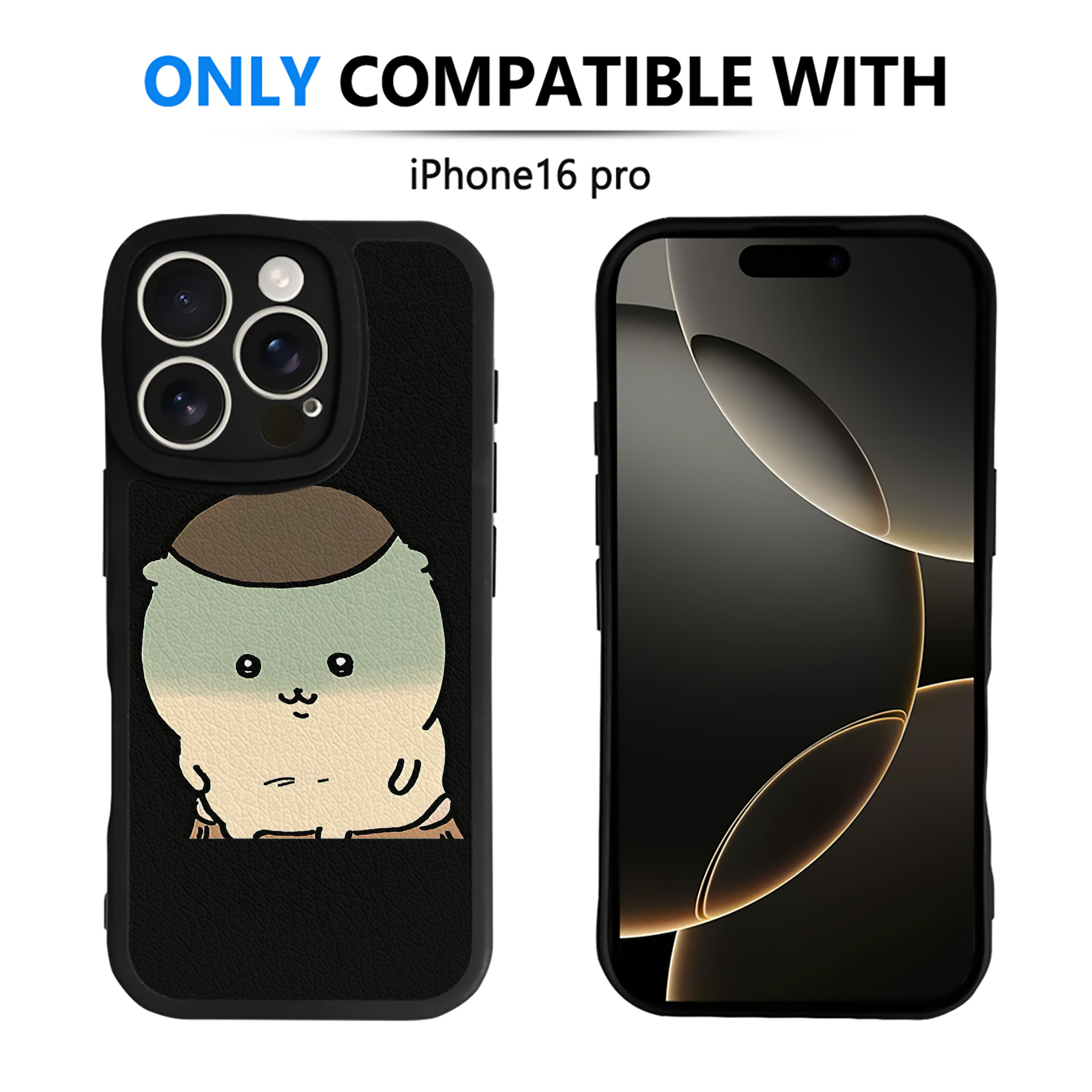 （画像用） ちいかわ くりまんじゅう Chii-kawa kuri manjū 【iPhone 16シリーズ対応】シリコンスマホケース（レザー調） 材質：シリコン